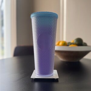 Starbucks Purple and Blue Textured Tumbler